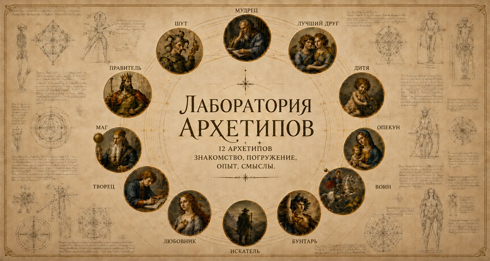 Лаборатория Архетипов — 12 архетипов